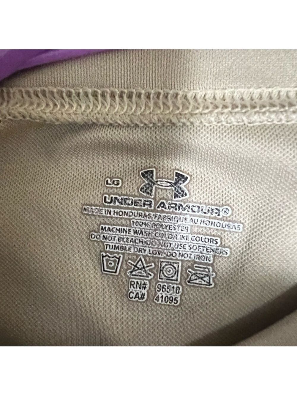 UNDER ARMOUR tan size large women’s dri fit - Picture 3 of 3